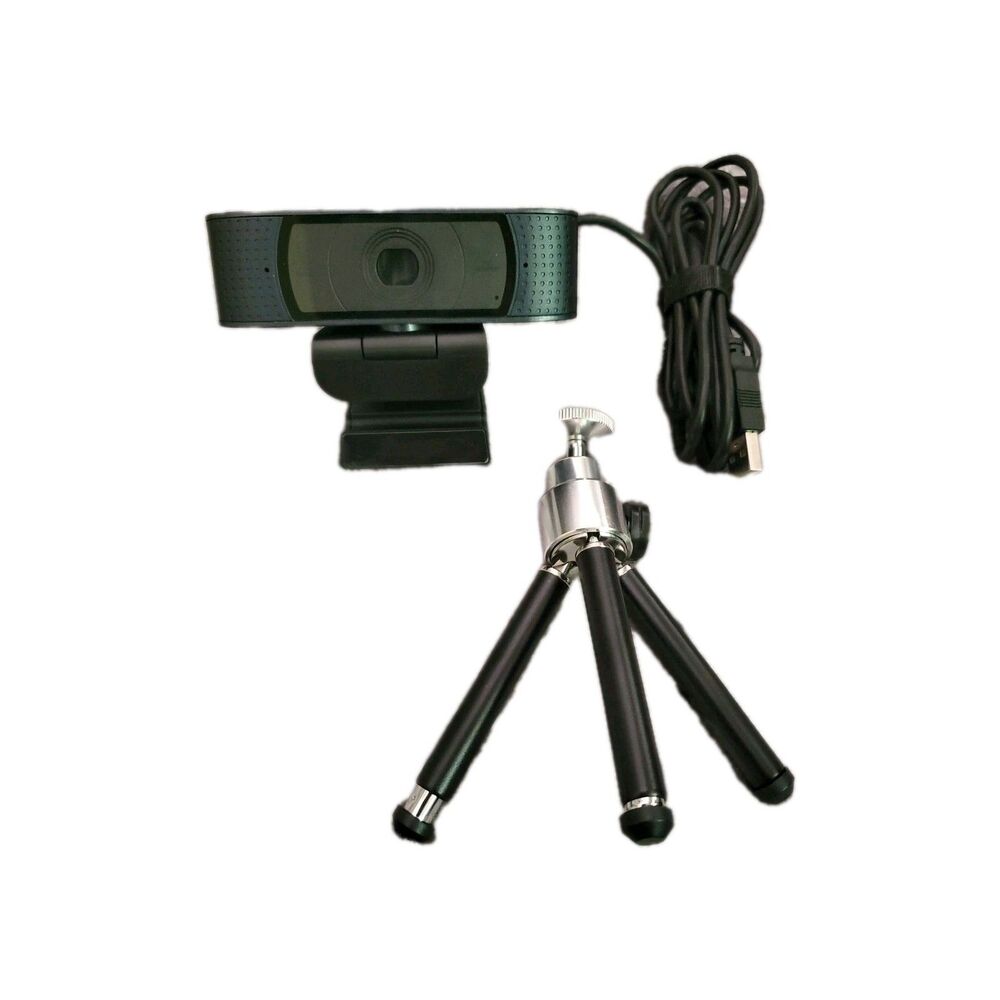 HD Webcam 1080P with Microphone & Cover Slide, 928A Pro USB Computer Web Camera